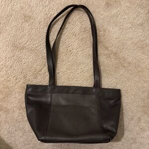Tano Chocolate Brown Leather Handbag